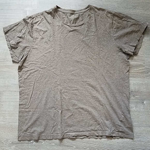 J. Crew Heathered Tan/Gray T-Shirt Size L - Picture 1 of 2